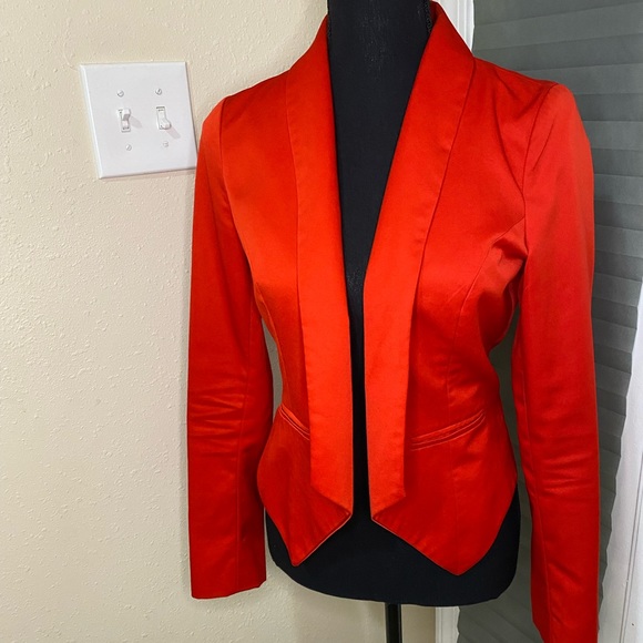 Wish Jackets & Blazers - Red Tuxedo Style Blazer
